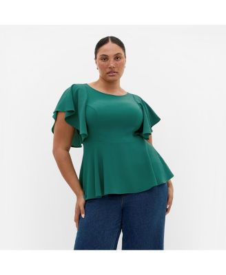 Женский топ CITY CHIC Peplum с романтичным настроением
