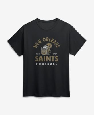 Logo Athletic Men's Black New Orleans Saints Arch T-Shirt