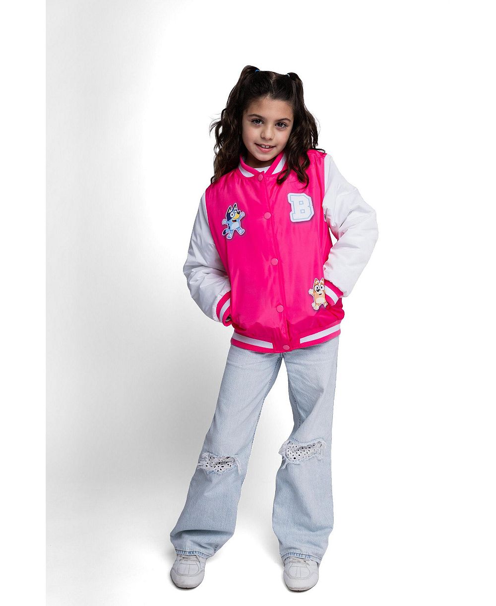 Bluey Girl's (5-12) Varsity Bomber Jacket