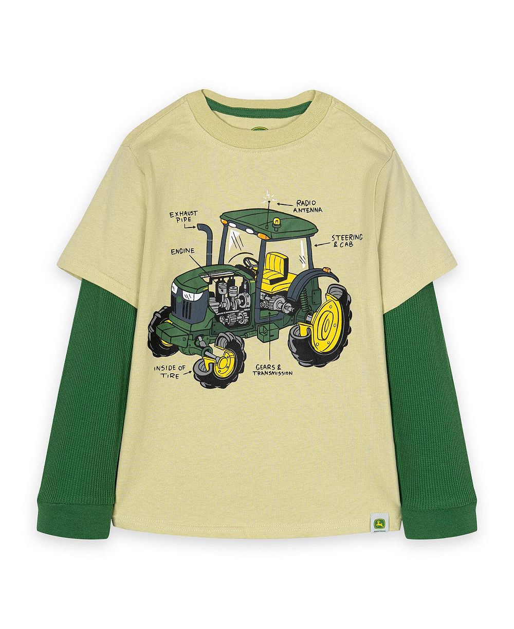 Футболка John Deere с длинным рукавом для мальчиков
