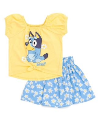 Bluey Детский комплект из футболки и юбки 2-Piece 5-12