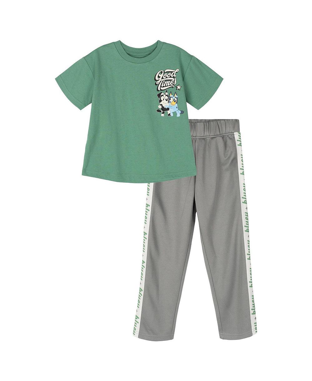 Детский спортивный комплект Bluey 2T- 4T Tee и брюки — 2 части