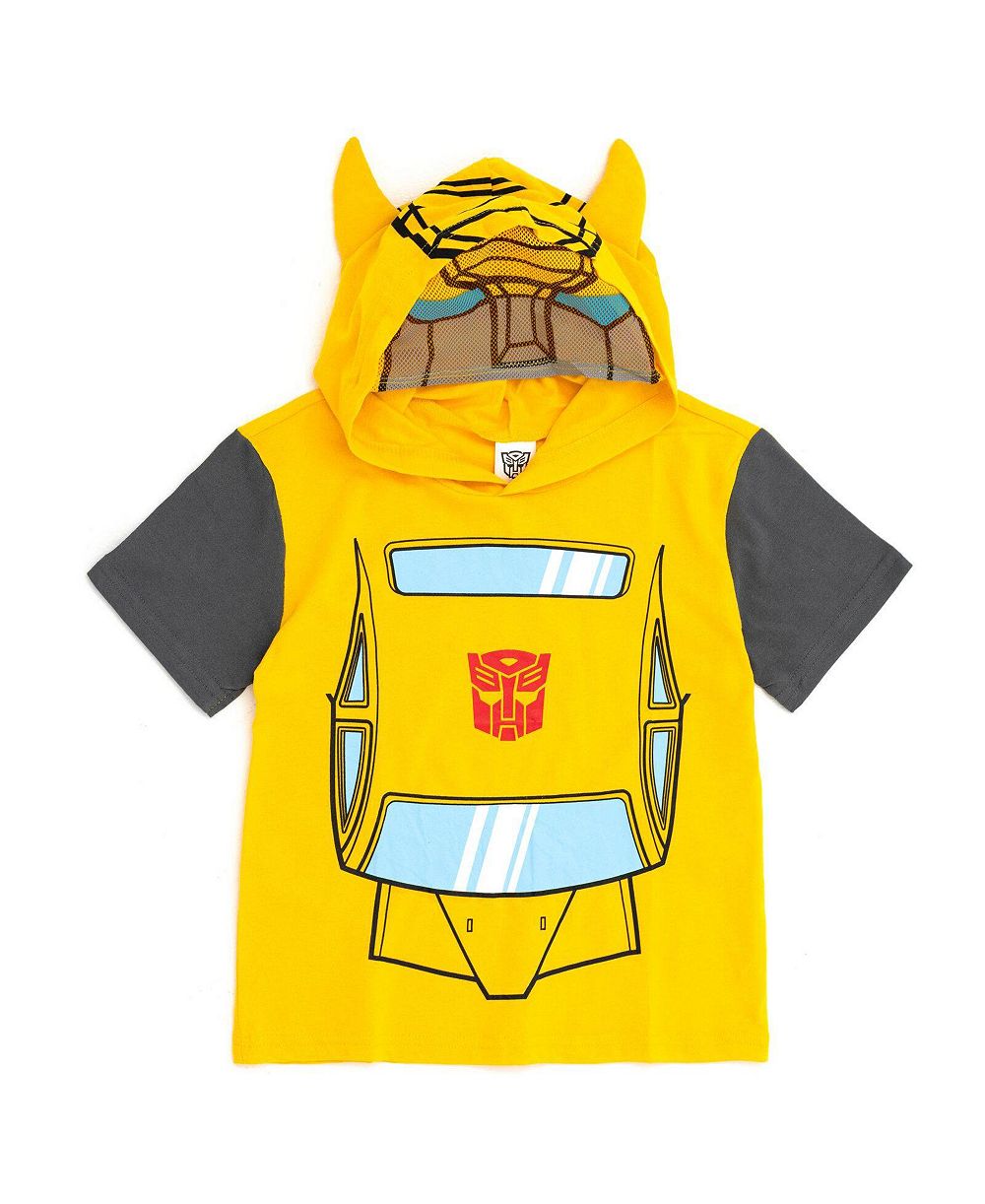 Transformers Детская футболка с капюшоном для мальчиков