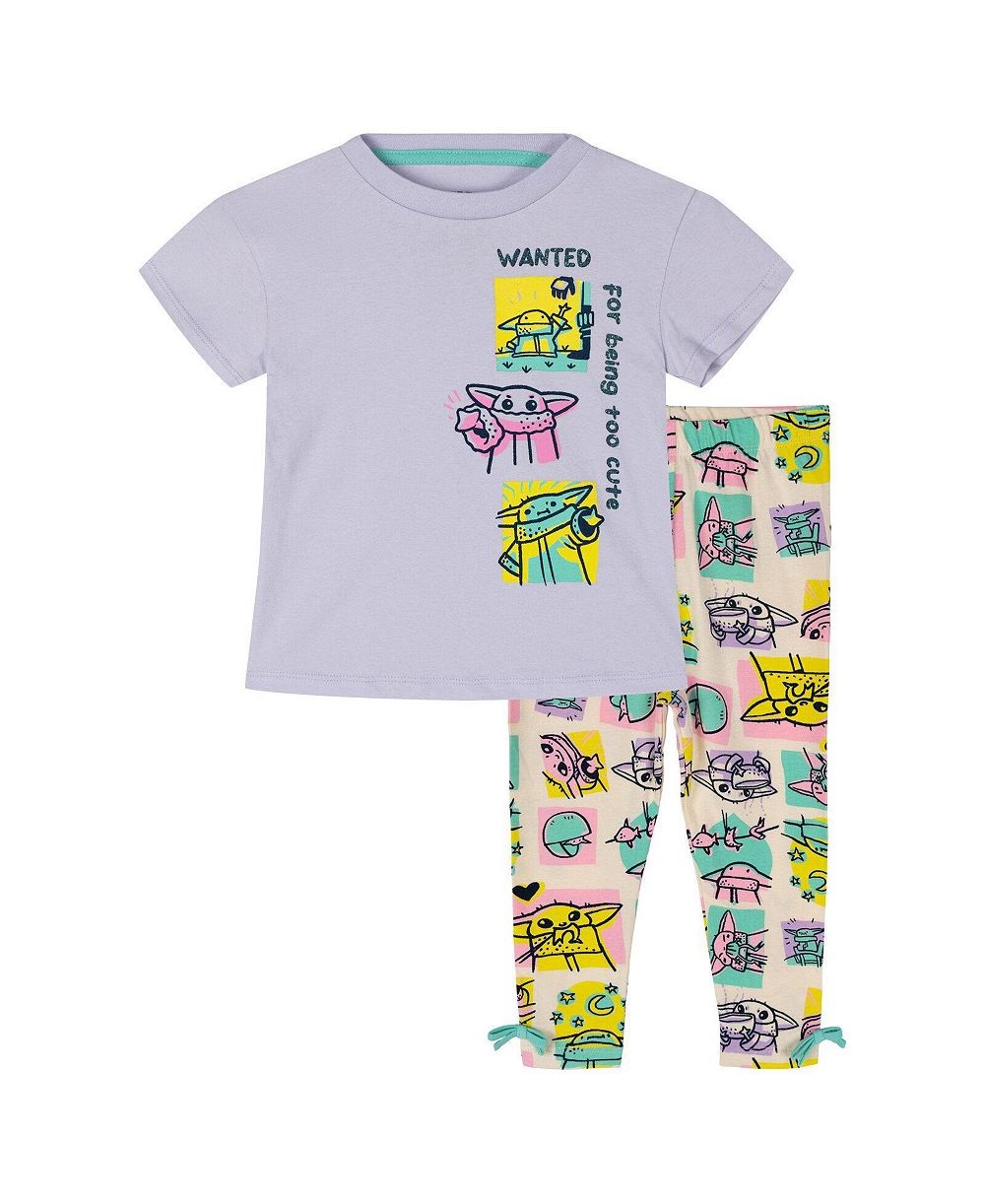 The Mandalorian Grogu Girl's 5-16 2-Piece T-Shirt and Leggings Set
