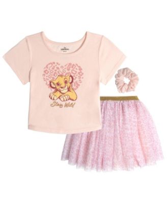 Super Kitties Little Girls Lion King Toy StoryKids T-Shirt and Tutu Skirt Set