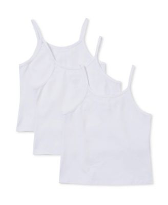 Lands' End Girls Cami Tops 3 Pack
