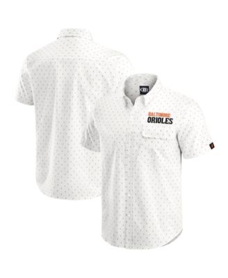 Darius Rucker Collection By Fanatics Мужская рубашка Baltimore Orioles Cream Printed Button-Down