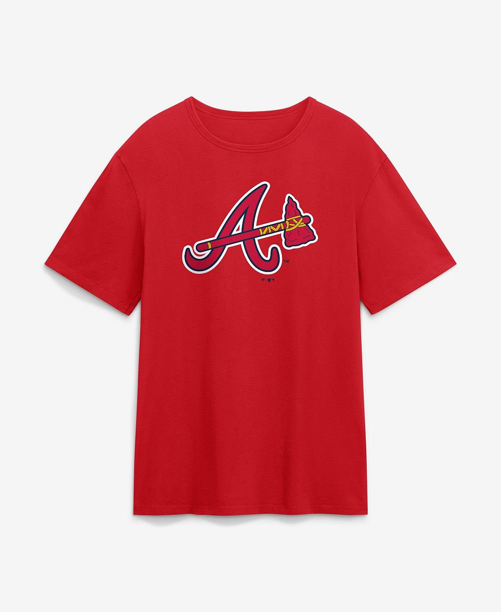Футболка Fanatics Men's Red Atlanta Braves Alternate Logo Legacy