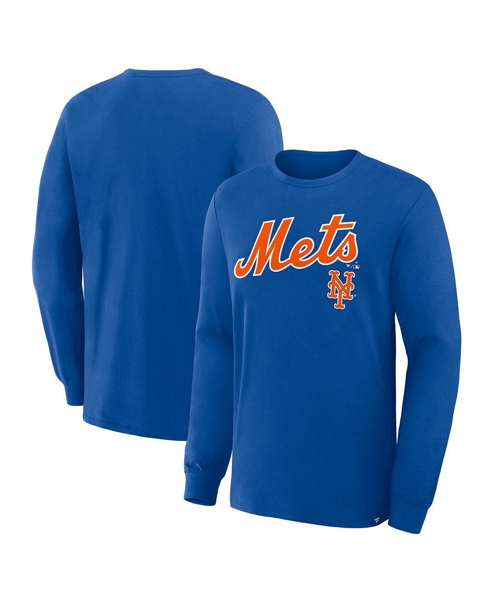 Fanatics Men's Royal New York Mets Lock-Up Legacy Long Sleeve T-Shirt