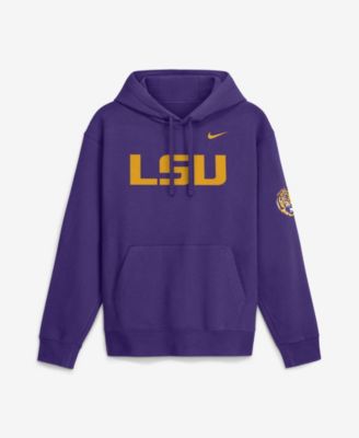 Nike Men's Purple LSU Tigers 2026 Sideline Club Fleece Hoodie