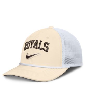 Nike Men's Natural/White Kansas City Royals Rise Dri-FIT Trucker Adjustable Hat¿