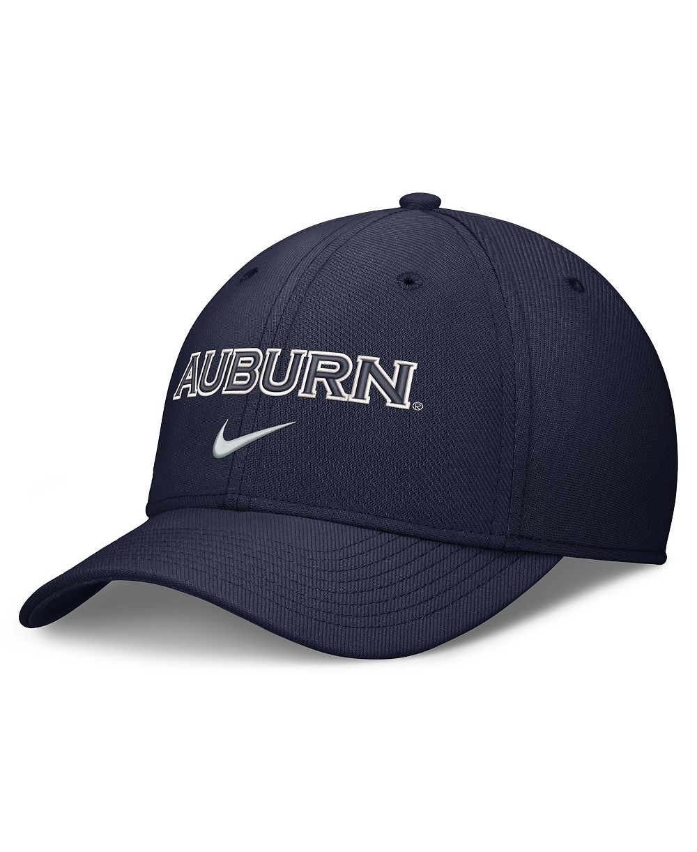Мужская кепка Nike Auburn Tigers Navy Rise On-Field Swoosh Flex Dri-FIT