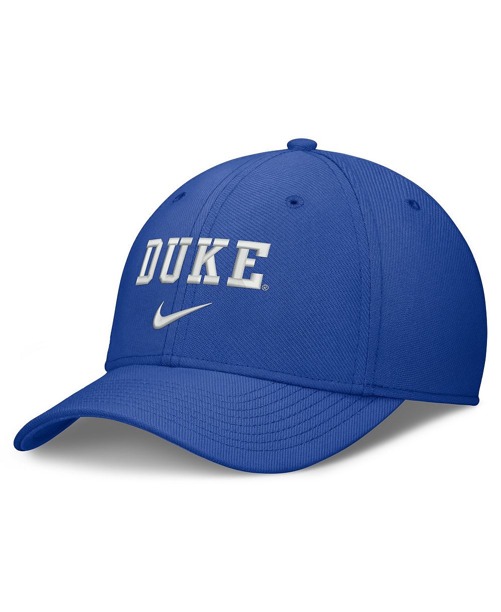 Nike Мужская кепка Duke Blue Devils Rise On-Field Swoosh Flex Dri-FIT Flex