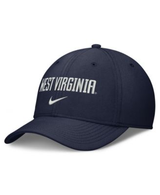 Nike Men's Navy West Virginia Mountaineers Rise On-Field Swoosh Flex Dri-FIT Flex Hat