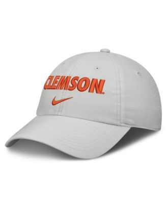 Мужская и женская кепка Nike Gray Clemson Tigers 2026 On-Field Gameday Club Adjustable