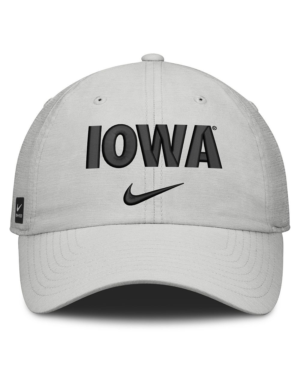 Nike Men's and Women's Gray Iowa Hawkeyes 2026 On-Field Gameday Club Adjustable Hat