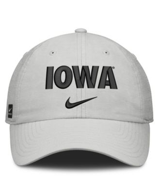 Nike Men's and Women's Gray Iowa Hawkeyes 2026 On-Field Gameday Club Adjustable Hat