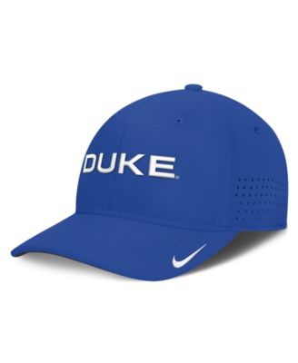 Мужская кепка Nike Royal Duke Blue Devils Gameday Aerobill Swooshflex Dri-FIT