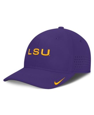 Nike Men's Purple LSU Tigers Gameday Aerobill Swooshflex Dri-FIT Hat