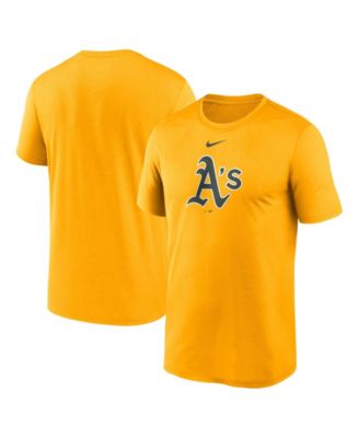 Nike Men's Gold Athletics Legend Fuse Large Logo Dri-FIT T-Shirt