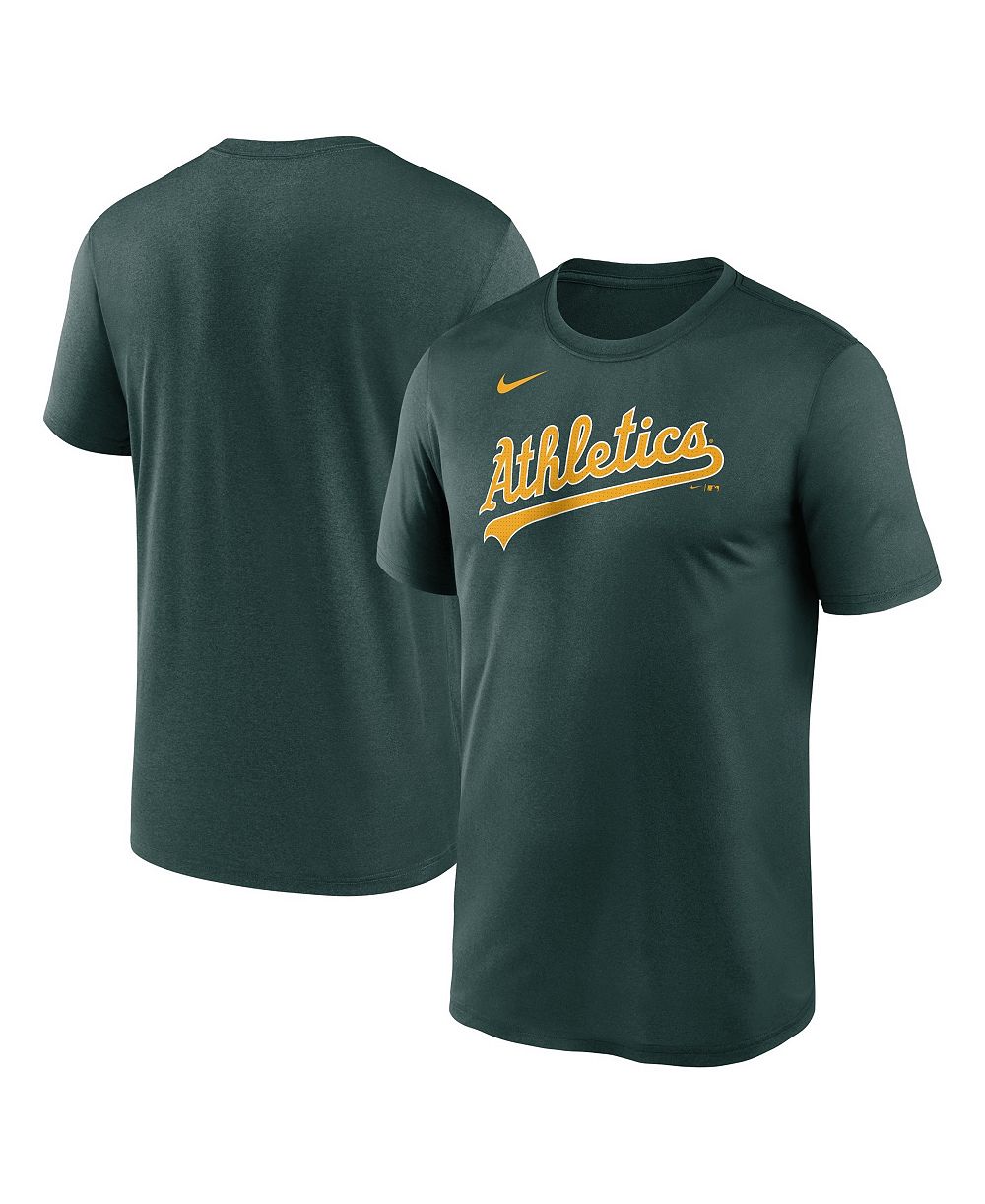 Мужская футболка Nike Athletics Legend Fuse Wordmark зеленая