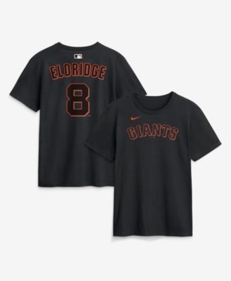 Nike Men's Bryce Eldridge Black San Francisco Giants Home Name & Number T-Shirt