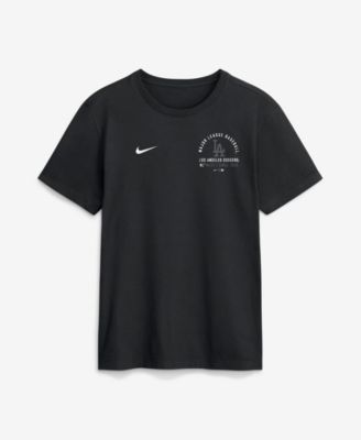 Мужская футболка Nike Black Los Angeles Dodgers Split Logo