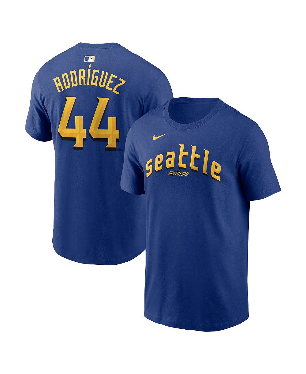 Nike Men's Julio Rodríguez Royal Seattle Mariners City Connect Name & Number T-Shirt