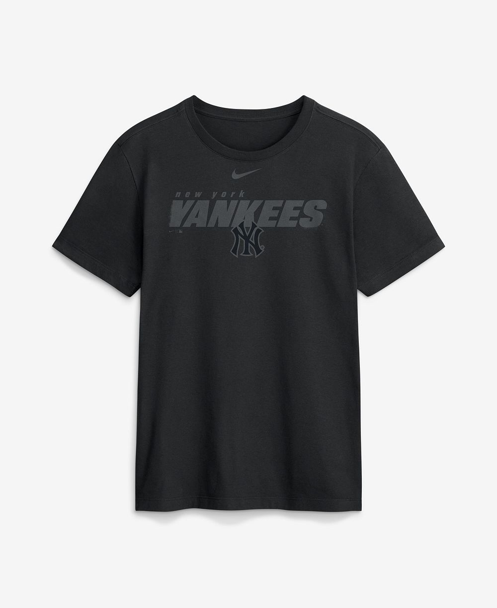 Мужская футболка Nike Black New York Yankees Tonal Club