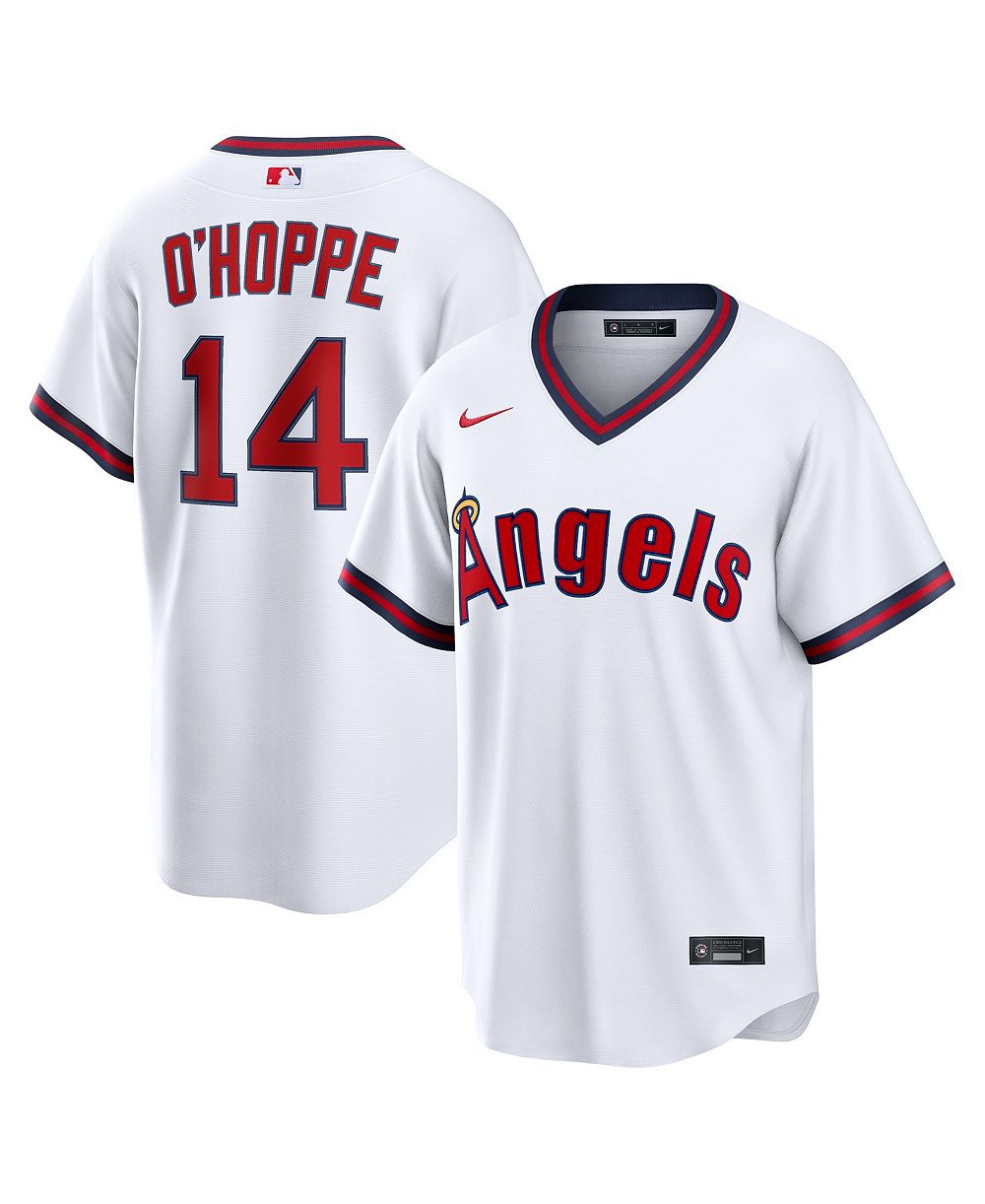 Мужская джерси Nike Logan O'Hoppe White Los Angeles Angels Alternate Replica