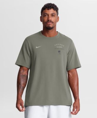 Nike Мужская футболка Chicago Cubs Dri-FIT оливковая