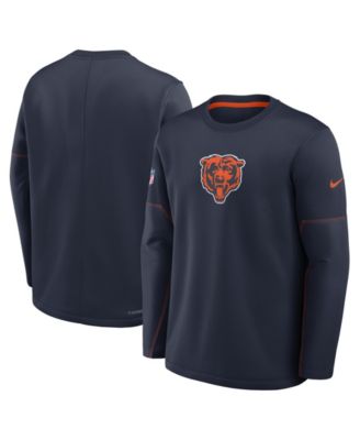 Мужское темно-синее свитшот Nike Chicago Bears Sideline Coaches Midweight Therma-FIT