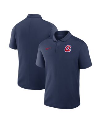 Nike Men's Navy Atlanta Braves Alternate Victory Dri-FIT Polo Shirt