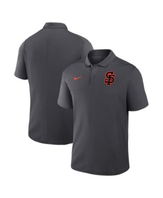 Мужская рубашка-поло Nike San Francisco Giants Alternate Victory Dri-FIT в цвете Anthracite