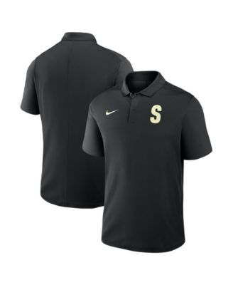 Nike Men's Black Seattle Mariners Alternate Victory Dri-FIT Polo Shirt