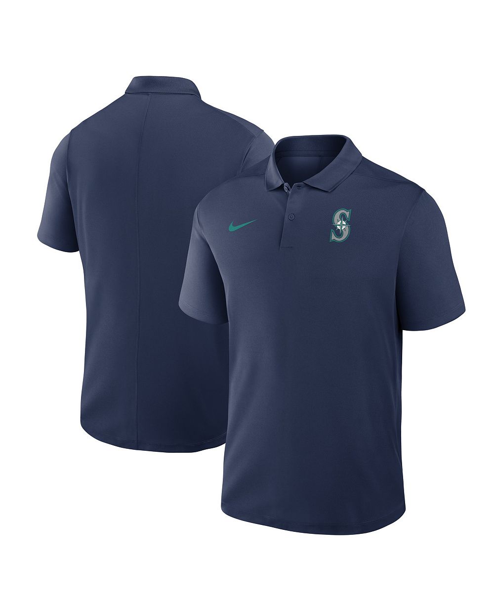 Мужская рубашка-поло Nike Seattle Mariners Dri-FIT Victory темно-синяя