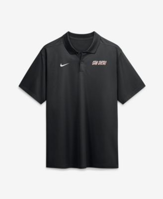 Nike Men's Black San Diego Padres City Connect Victory Dri-FIT Polo Shirt