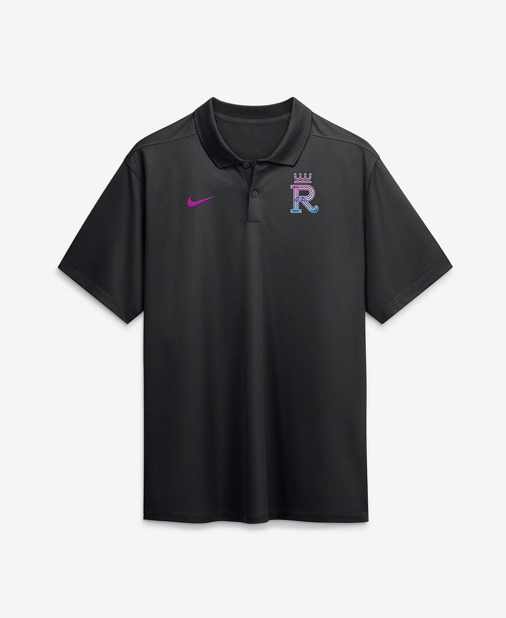 Nike Men's Black Kansas City Royals City Connect Victory Dri-FIT Polo Shirt