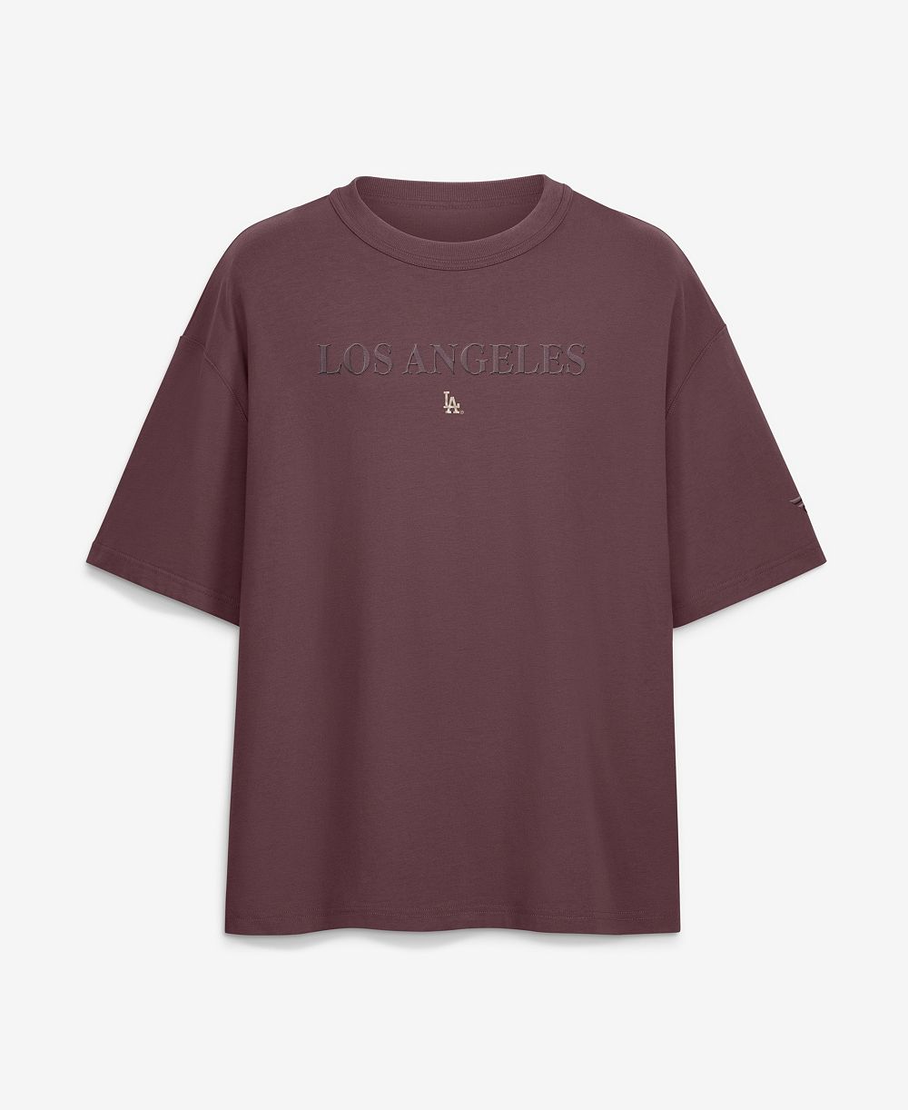 Fanatics Men's Maroon Los Angeles Dodgers Elements T-Shirt