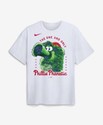 Nike Мужская белая футболка Philadelphia Phillies Phillie Phanatic Local Max90