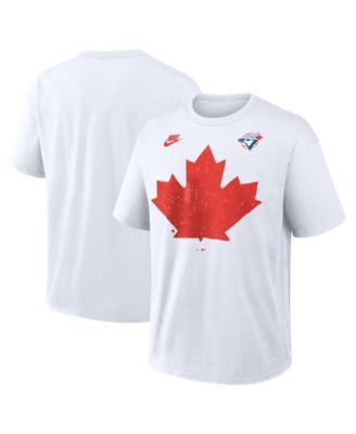 Мужская футболка Nike White Toronto Blue Jays Maple Leaf Local Max90