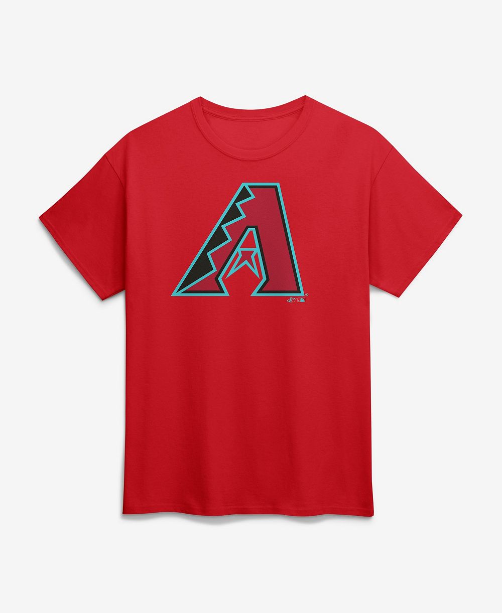 Logo Athletic Мужская футболка с логотипом Arizona Diamondbacks красная