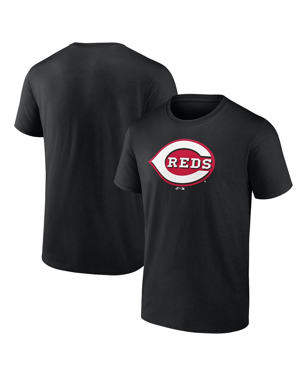 Мужская футболка Logo Athletic Black Cincinnati Reds Logo