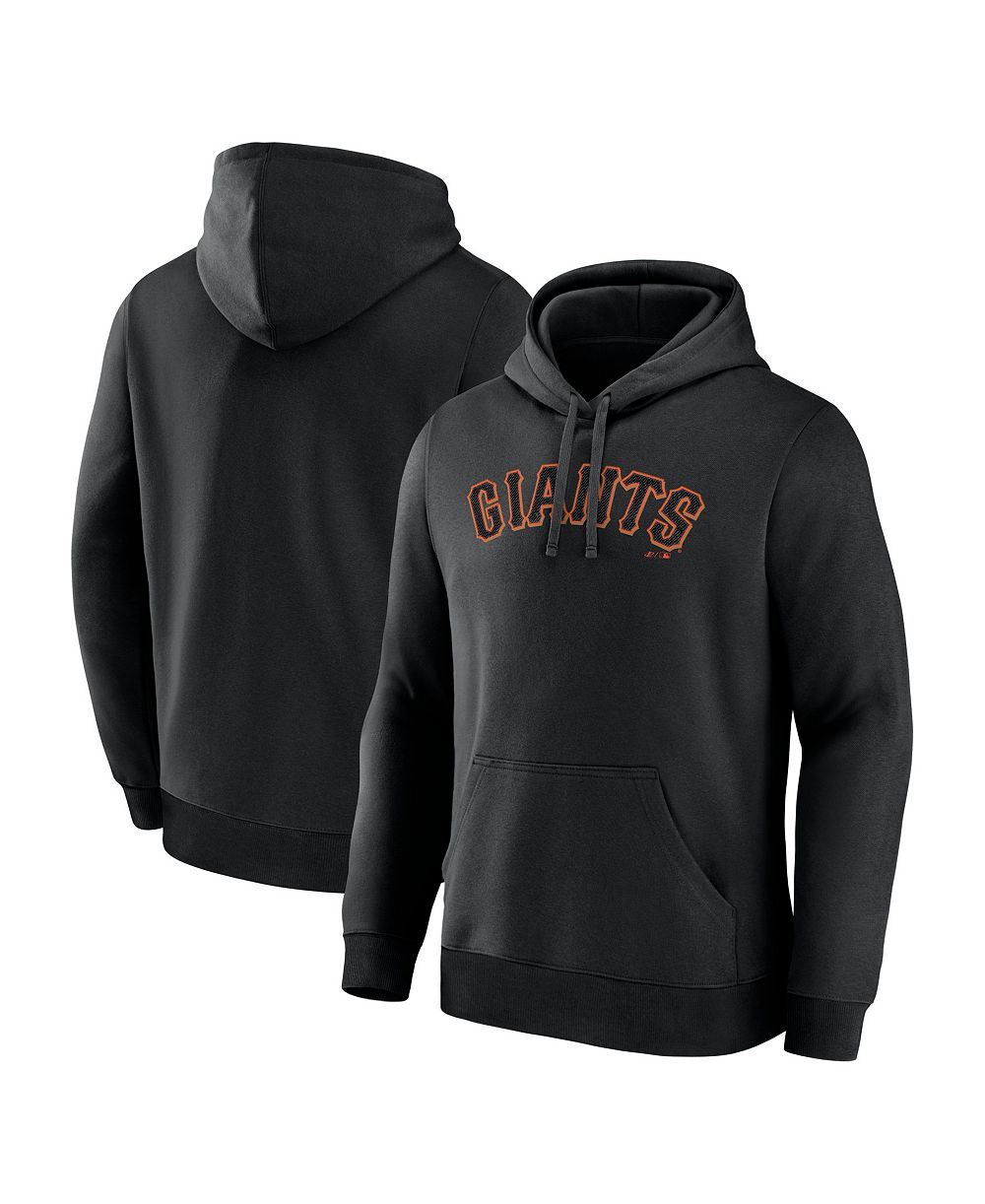 Мужское худи Logo Athletic Black San Francisco Giants Wordmark