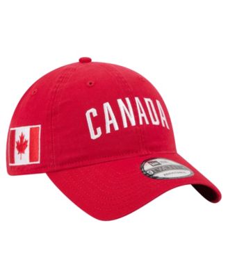 Мужская кепка New Era Red Canada Soccer 9TWENTY Country Dad Adjustable