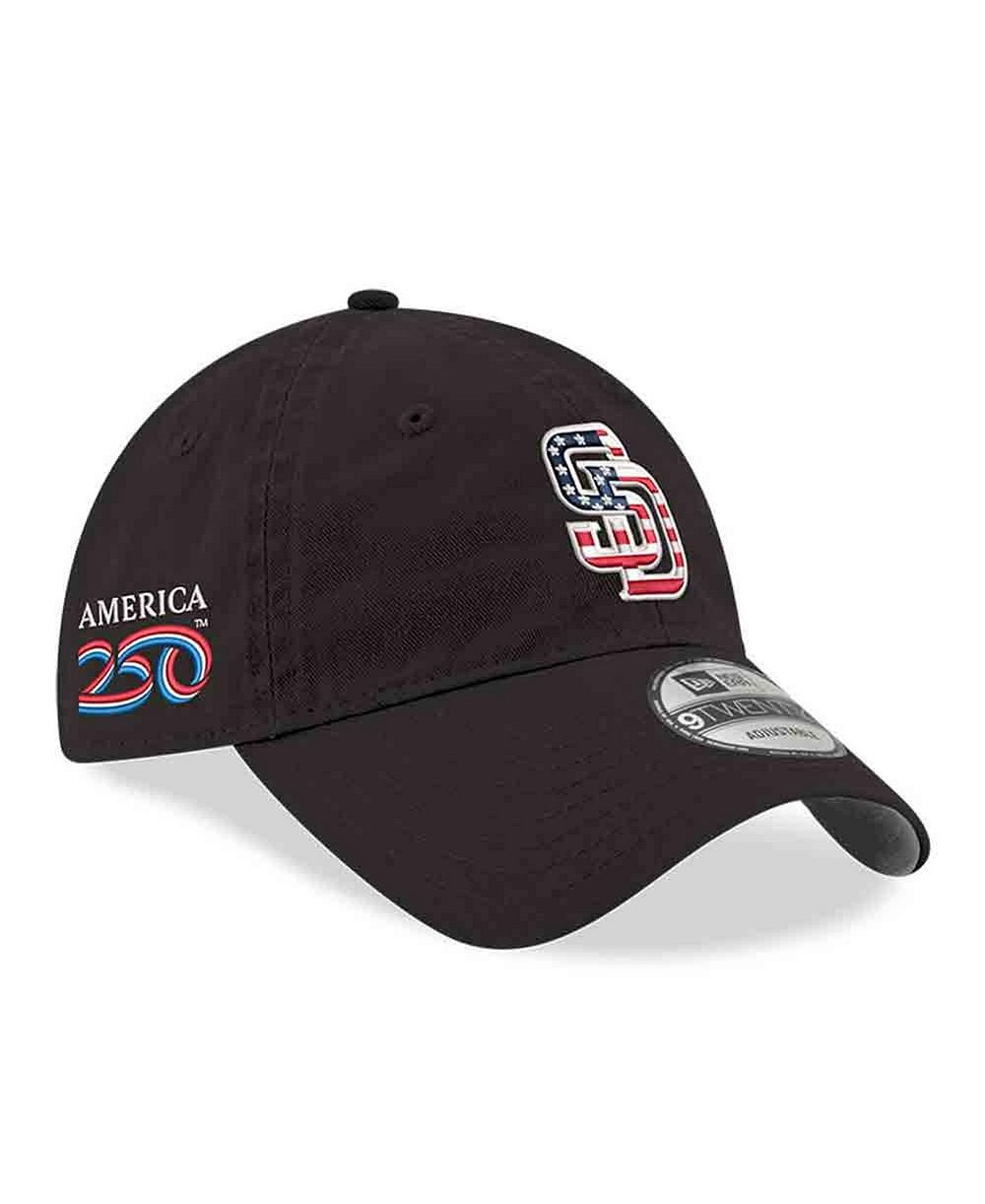 Мужская регулируемая кепка New Era San Diego Padres America 250 9TWENTY