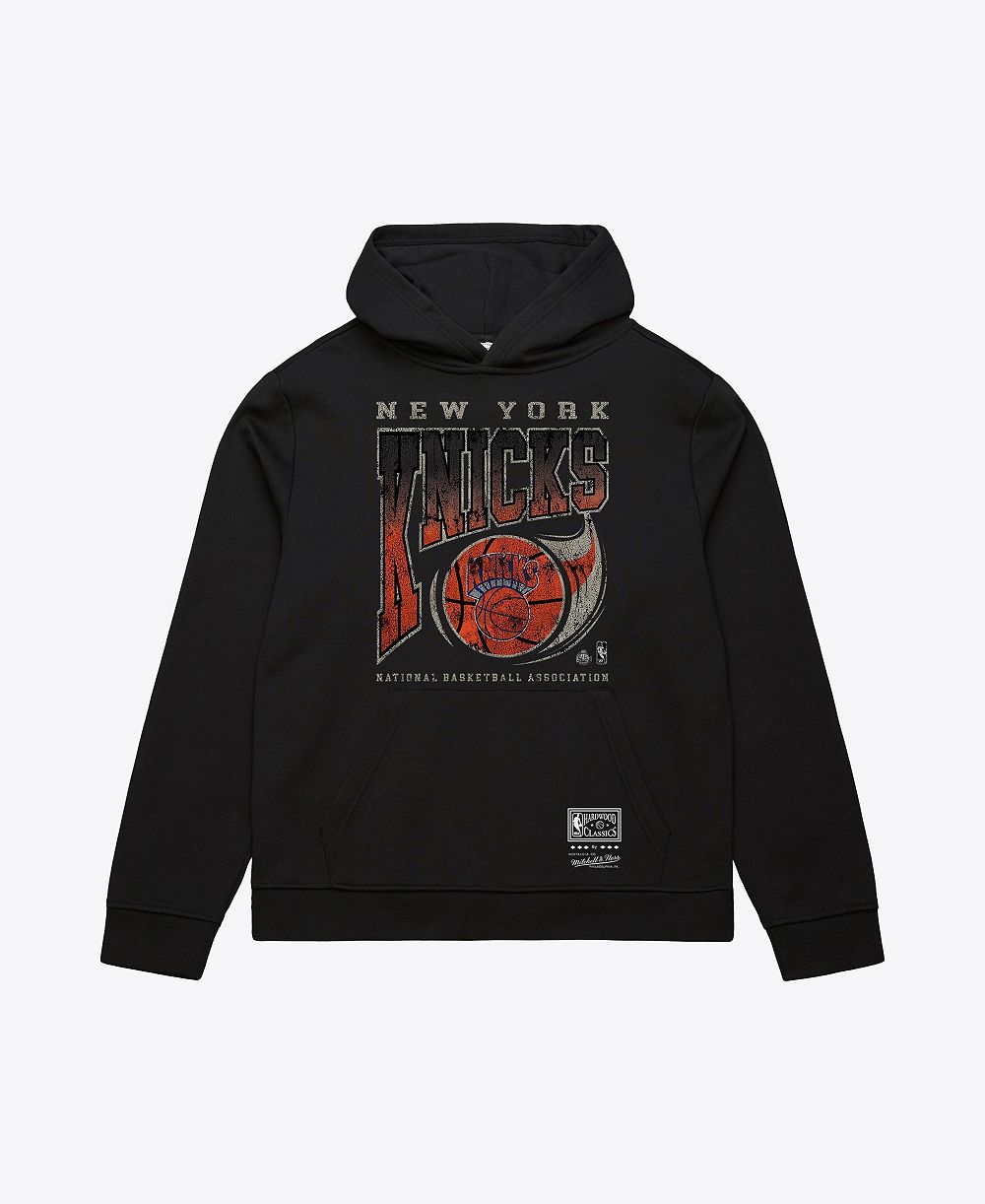 Мужская толстовка Mitchell & Ness Black New York Knicks Ball Out Hoodie