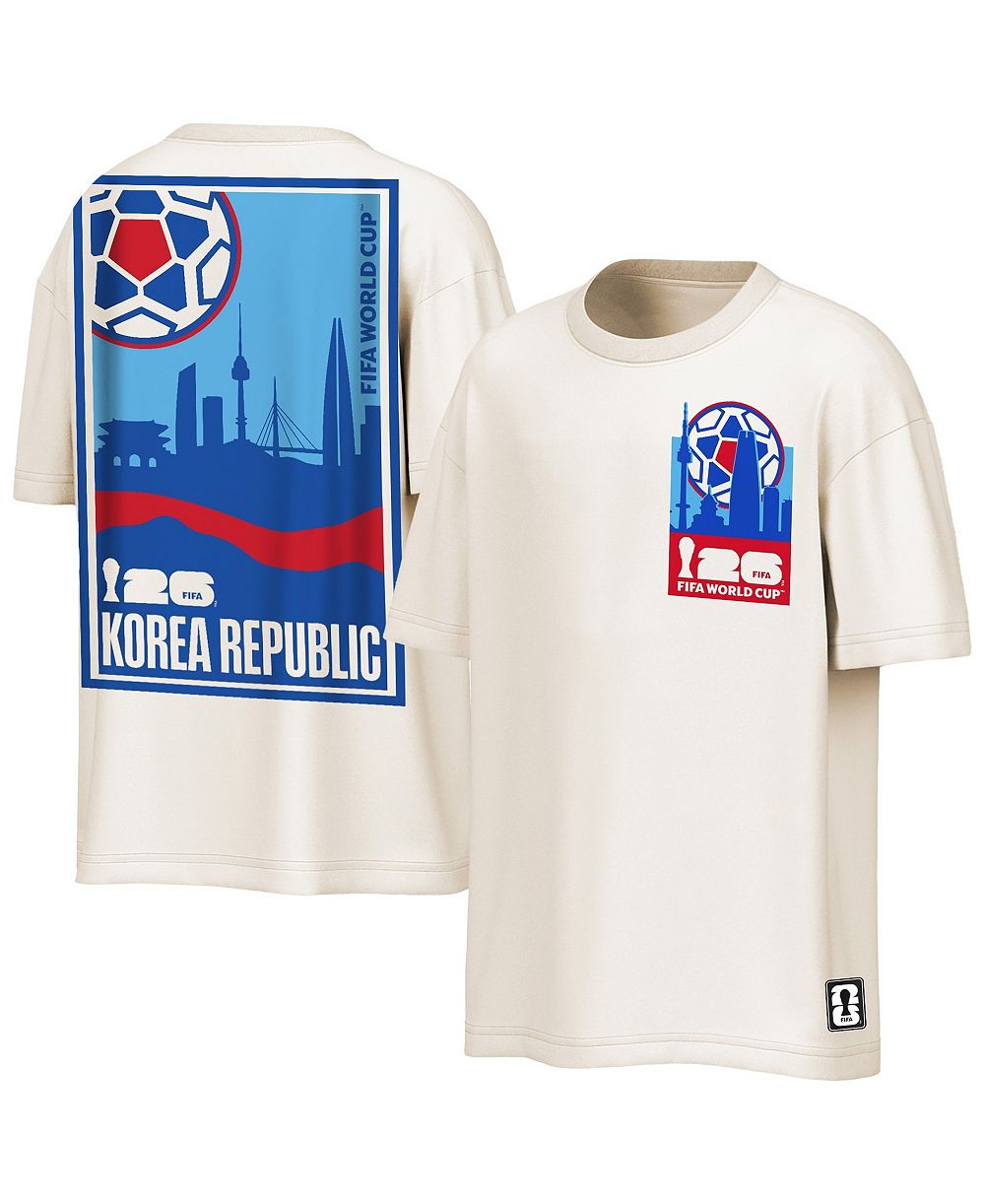 Outerstuff Men's Natural FIFA World Cup 2026 South Korea Post Card T-Shirt