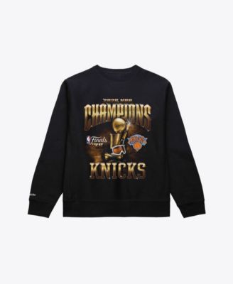 Mitchell & Ness Men's Black New York Knicks 2026 NBA Finals Champions Crewneck Sweatshirt