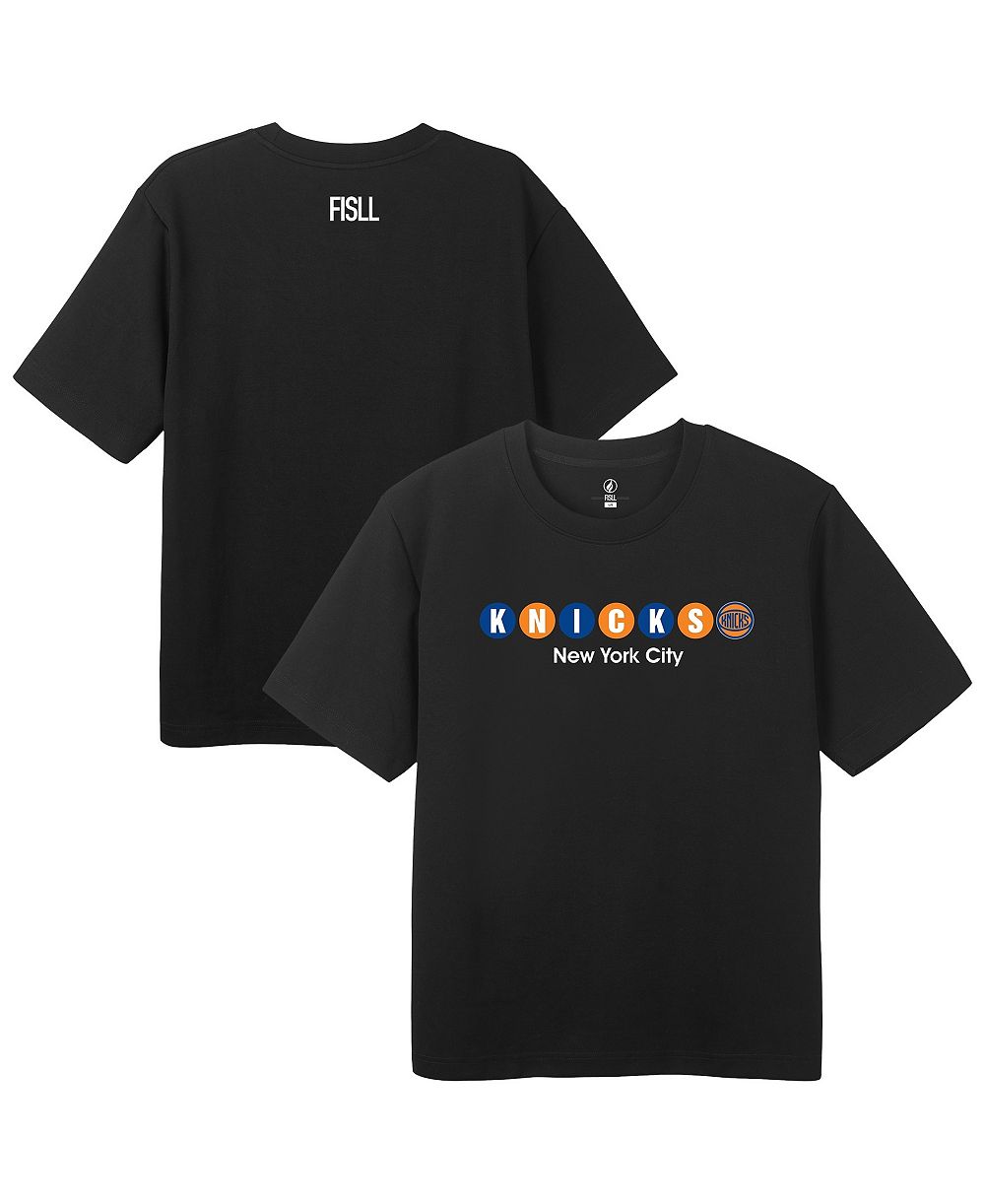Мужская футболка FISLL New York Knicks Subway, черная